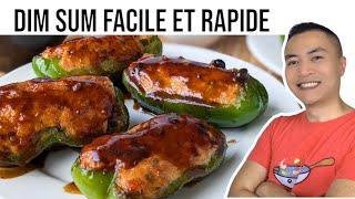 Comme au Resto Poivrons Farcis aux Crevettes  HOP DANS LE WOK [upl. by Eelirak]