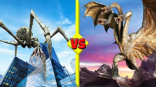 Titanus Scylla vs King Ghidorah  SPORE [upl. by Shaum]