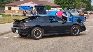 I took my 1986 Fiero GT to a car show in Twin Valley Minnesota 2024 fiero carshow [upl. by Avir]