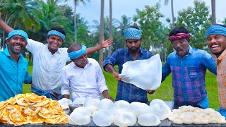 PAROTTA  Soft Layered Paratha Recipe Cooking In Village  Homemade Parotta Recipe Without Egg [upl. by Alyac]