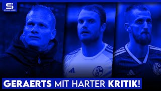 Geraerts kritisiert Drexler Spieler verstehen Lage nicht Kein neuer Vertrag für Ouwejan S04 NEWS [upl. by Nnaeiram856]