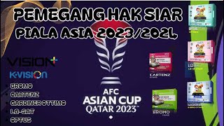 Pemegang Hak Siar Piala Asia 2024 di Qatar MNC Group K Vision Untuk Nonton AFC Asian CUP Qatar 2023 [upl. by Jannery]