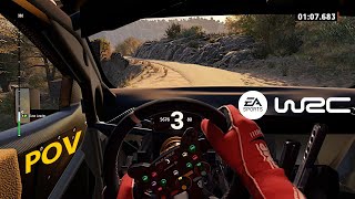 CORSICA Mediterraneo  Moltifao  EA Sports WRC  Mixed Reality POV  4K [upl. by Ainig341]