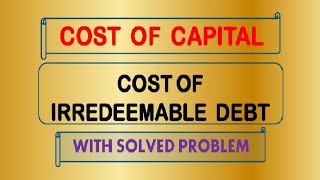 Cost of Irredeemable Debt [upl. by Amiel]