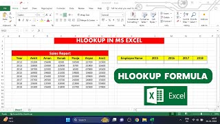 How To Use Hlookup Formula In Excel  hlookup formula in excel  hlookup function excel [upl. by Aset]