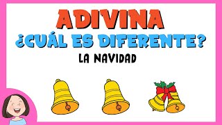 Adivina ¿cuál es el diferente La Navidad [upl. by Odnuges]