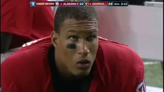 Georgias last drive in the 2012 SEC championship vs alabamaRadio call [upl. by Wiley946]