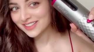 Miss India Zoya Afroz uses Wylera Dreamwave Hair Curler zoyaafroz [upl. by Michel]