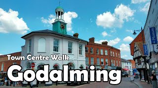 Godalming Surrey【4K】 Town Centre Walk 2021 [upl. by Odinevneib338]