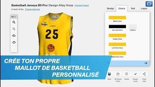 Crée ton propre maillot de basketball personnalisé  owayo [upl. by Baldwin71]