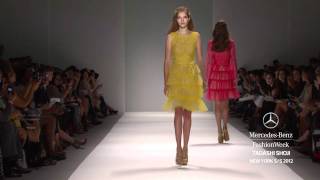 TADASHI SHOJI  MERCEDESBENZ FASHION WEEK SPRING 2012 COLLECTIONS [upl. by Desiree]