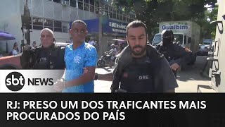 RJ operação prende um dos traficantes mais procurados do país  SBTNewsnaTV 060423 [upl. by Adnowal762]