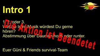 Intro musik 1 2 oder 3  Aktion ist beendet [upl. by Ermey236]