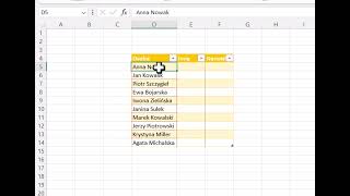 Excel  rozdzielanie imion i nazwisk na osobne kolumny [upl. by Gimpel318]