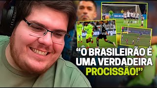 CASIMIRO REAGE TOP GOLS DO BRASILEIRÃO 2023  Cortes do Casimito [upl. by Dacie547]