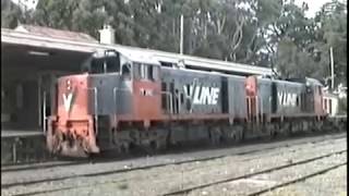 Rail Recovery from Meeniyan South Gippsland Railway 1994 [upl. by Llereg]