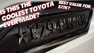 Toyota TUNDRA 1794 LIMITED EDITION review and Walkaround [upl. by Retep763]