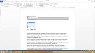 Microsoft Word automatisches Tabellenverzeichnis erstellen  wissenschaftliches Arbeiten Tutorial [upl. by Schreibe]