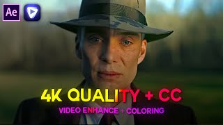 4K QUALITY AFTER EFFECTS  COLOUR CORRECTION My Personal CC [upl. by Nelyaw]