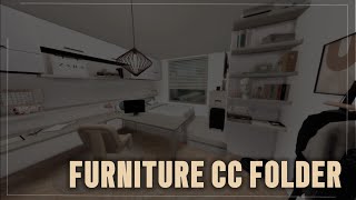 FURNITURE CC FOLDER 500 ITEMS 15 GB The Sims 4 [upl. by Shafer]