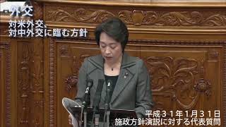 橋本聖子議員会長 1 （平成31年1月31日） [upl. by Filippo]