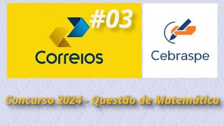 Concurso dos Correios 2024 03 CEBRASPE [upl. by Llerej647]