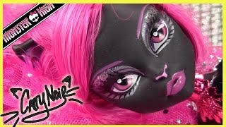 Catty Noir Monster High Doll Toy Review  by KittiesMama [upl. by Ahsiekat]