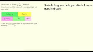 Utilisation dune échelle pour calculer des dimensions réelles [upl. by Ybbed]