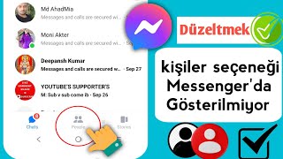 Messenger Kişileri Seçeneği Sorun Göstermiyor 2024 Nasıl Onarılır [upl. by Christiansen383]