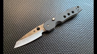 The Spyderco Smock Pocketknife The Full Nick Shabazz Review [upl. by Epuladaug280]