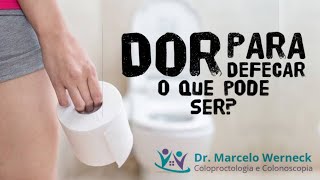 Dor pra defecar o que pode ser [upl. by Robet]