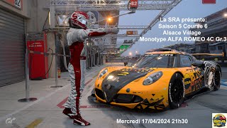 SRA  Championnat GT7  Saison 5  Course 6  Ligue GT3 [upl. by Nazar]