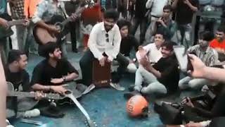 Amazing street song by indian college group dulhe ka sehra remix song using clapbox cajon [upl. by Eanyl]