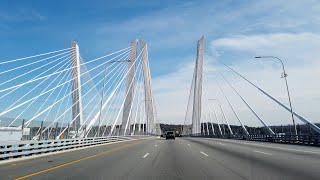 Driving across Tappan Zee Gov Mario Cuomo Bridge Eastbound  Nov 2021 [upl. by Hughie700]