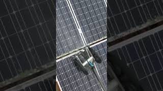 Solar Panel Lichen Removal 1750 psi at 10lpm [upl. by Yborian]