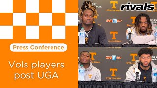 PRESS CONFERENCE Tennessee players talk after loss to Georgia [upl. by Alitha424]