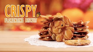 How To Make Crispy Florentine Cookie [upl. by Dobson]