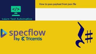 RestSharp v108 SpecFlow  How to pass payload or request body from JSON file  C  Net Core [upl. by Pantheas]