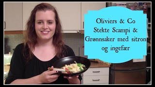 Oliviers amp Co Stekt scampi amp grønnsaker med sitron og ingefær [upl. by Sabu]