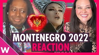 Vladana quotBreathequot Reaction  Montenegro Eurovision 2022 [upl. by Nolyak]