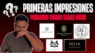 Primeras impresiones de varios perfumes nicho Roja Parfums Amouage Maison Crivelli y más [upl. by Francesco240]