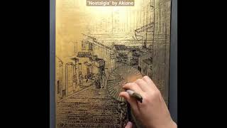 Painting on GOLD  quotNostalgiaquot by Akiane [upl. by Chambers945]