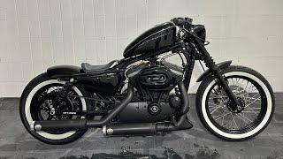 Harley Davidson Sportster 1200 Nightster Bobber Penzl Klappenauspuff [upl. by Russ]