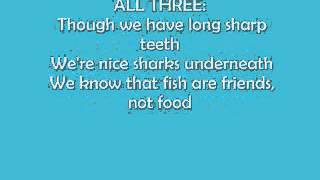 Fish Are Friends Not Food Nemo Camp LYRICS [upl. by Gader]