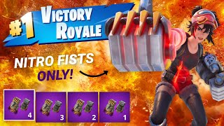 Victory Royale with Only Nitro Fists [upl. by Napas]