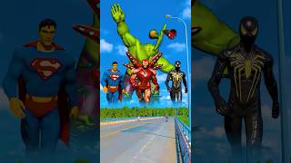 hulk hulkbuster king kong fight with siren head hulk to avenge for spider man iron man super man [upl. by Arrekahs]