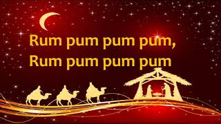 Little Drummer Boy by Pentatonix Lyrics [upl. by Eenoj]