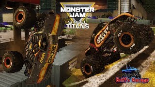 10 Truck Las Vegas Freestyle  Monster Jam Steel Titans [upl. by Gnod]