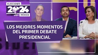 Mejores momentos del primer debate presidencial 2024 [upl. by Anilek995]