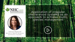 Application of irregular shelterwood systems as an approach to achieve multispecies management [upl. by Kirtley63]